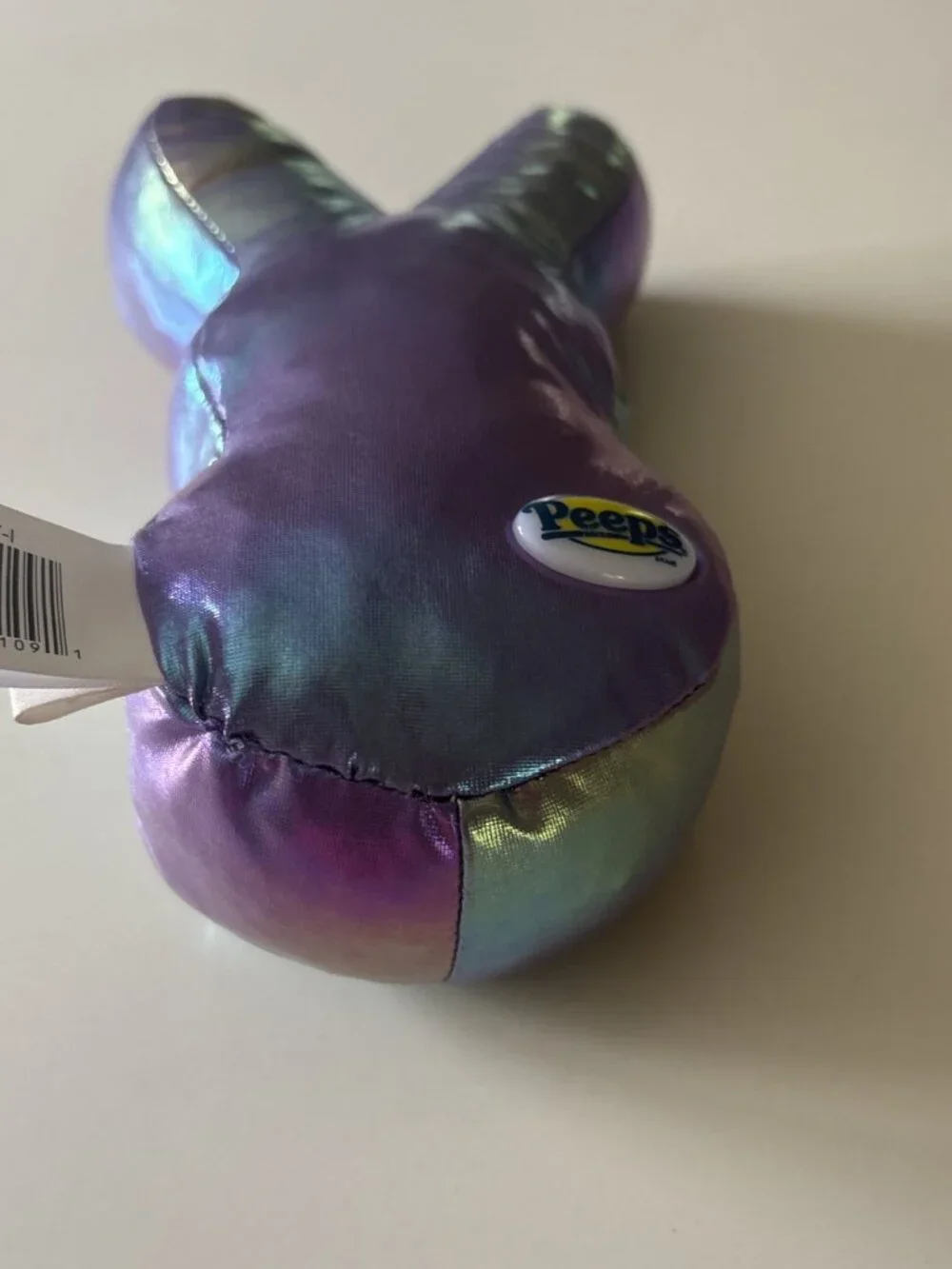 NEW Iridescent shiny PURPLE PEEPS bunny plush stuffed animal toy
